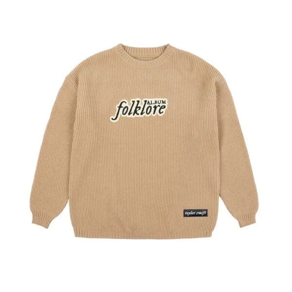 TAYLOR SWIFT FOLKLORE CHENILLE SWEATER CREWNECK